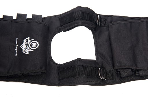 DO 18 KG KAMIZELKA TRENINGOWA OBCIĄŻENIOWA PUSTA DBX-V6 WYGODNA DBX BUSHIDO