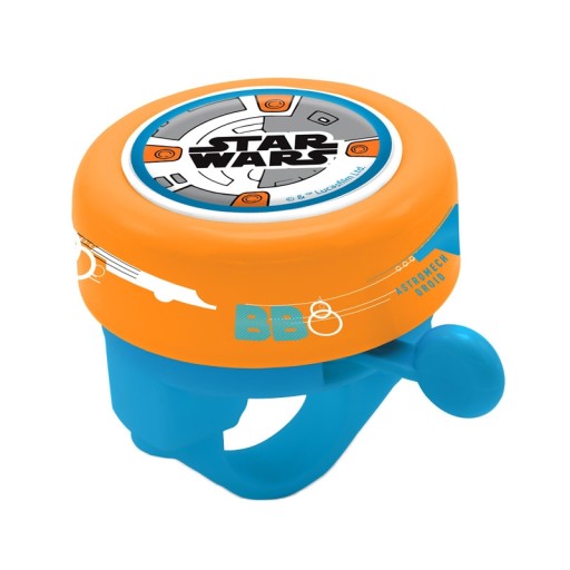 Wiatraczek na kierownicę dzwonek rowerowy STAR WARS robot BB-8 na hulajnogę