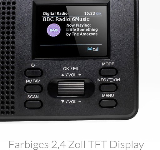 СЕТЕВОЕ И АККУМУЛЯТОРНОЕ РАДИО AM DAB+FM XORO DAB 142 PORTABLE