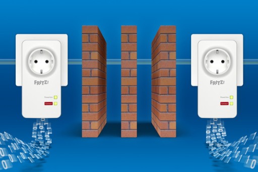 FRITZ!Powerline 1220 Set - набор гигабитных адаптеров Powerline PLC