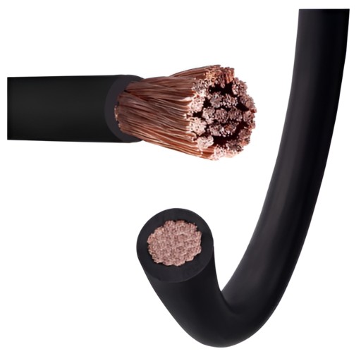 Kabel Przewód Spawalniczy 25mm2 Masowy do Spawarki TIG MIG MMA Migomat 1m
