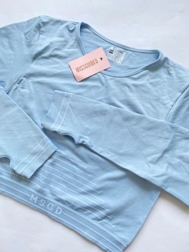 Спортивный кроп, длинный рукав / MISSGUIDED / 3XL/4XL