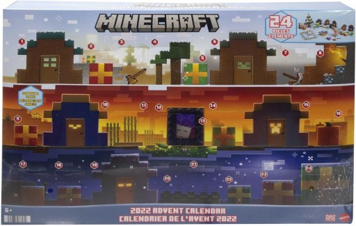 Адвент-календарь Minecraft из 24 предметов