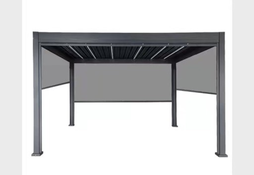 -10% Wyprzedaż Sezonowa Pergola Ogrodowa 3x3 Zadaszenie Tarasu Lamele