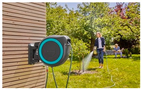 Gardena RollUp L настенный барабан, вращающийся, 30 м