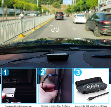 HUD дисплей, многофункциональный проектор ДЛЯ АВТОМОБИЛЯ