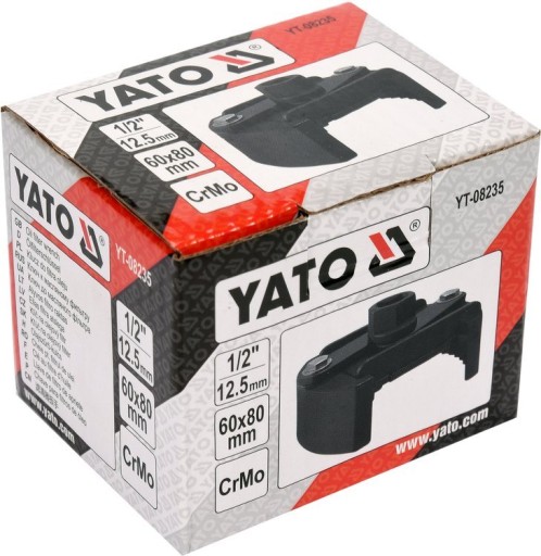 РАЗВОДНОЙ КЛЮЧ ДЛЯ МАСЛЯНОГО ФИЛЬТРА 60–80 мм YATO YT-08235