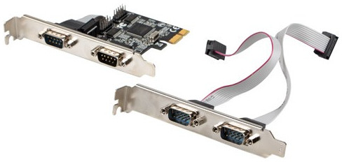 PCI Express Lanberg COM 9-контактный x4 + низкопрофильная карта