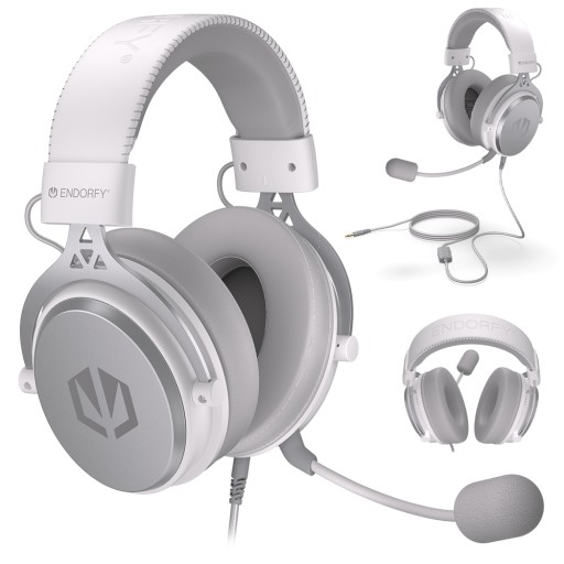 ENDORFY Viro Onyx Белые игровые наушники Белый микрофон EY1A004