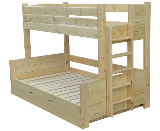 Кровать двухъярусная OMEGA 140x200 для взрослых +150кг