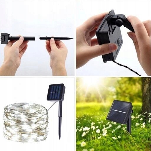 Lampa solarna wbijana adfasffaf srebrny 0 cm 1