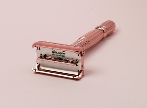 Станок для бритвы WILKINSON Rose Gold + 10 лезвий для бритвы