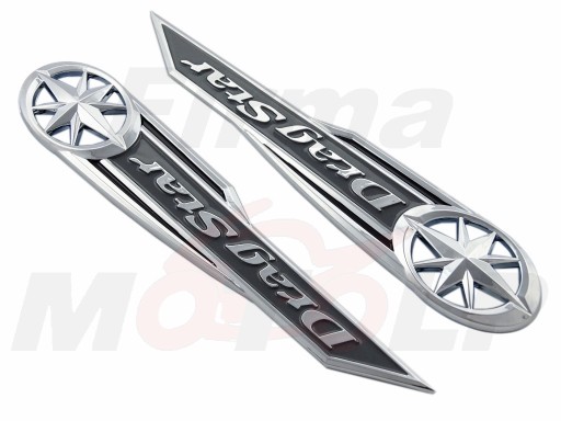 ЭМБЛЕМА ЗНАК НАКЛЕЙКА НА ТАНК YAMAHA XVS 125 250 650 1100 DRAG STAR