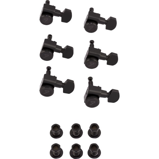 Гитарные колки Fender с односторонней блокировкой BLK