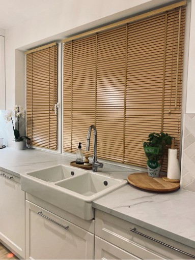ŻALUZJA DREWNIANA 50 MM NA WYMIAR 120x220 KOLORY