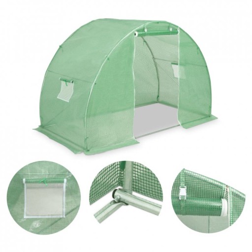 Теплица VidaXL 1,5 х 3 м х 200 см