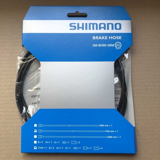 Гидравлический шланг Shimano SM-BH90-SBM, деталь 170 см.