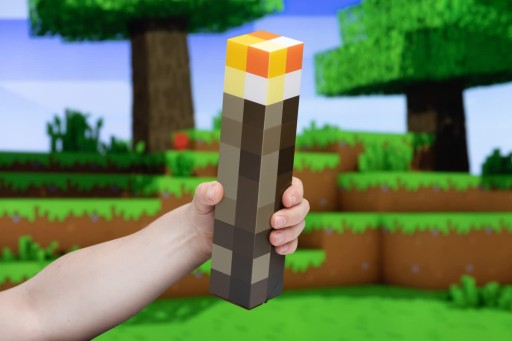 MINECRAFT ФАКЕЛ ДЛЯ НАСТЕННОЙ НАСТЕННОЙ USB NIGHT Paladone
