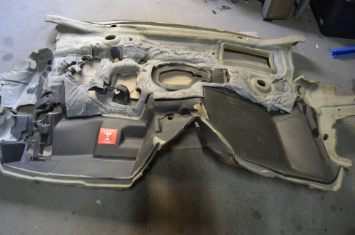 Шумоизоляция перегородки VW Golf 7 5G1863935B