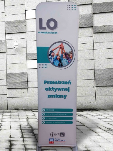 Текстильная рекламная стена 60x230 Print Design односторонняя