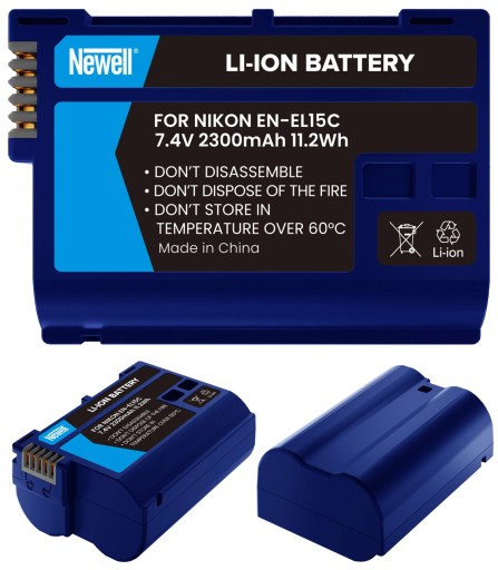 BATERIA AKUMULATOR NEWELL SUPRACELL do NIKON Z6 II 2 Z7 II 2 Z5 2300MAH