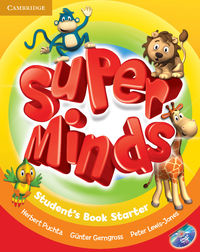 Книга для студентов Super Minds Starter с DVD-ROM