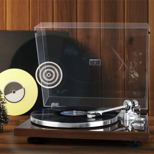 Gramofon HP-H0056 z napędem paskowym Bluetooth 2 prędkości 33 lub 45 obr/m