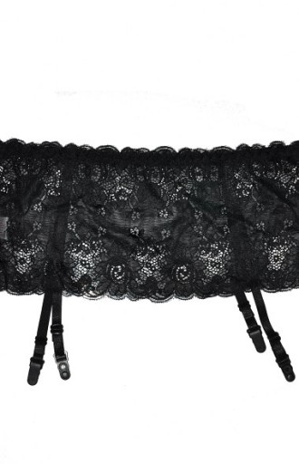 ПОЯС ДЛЯ ПОДВЯЗОК FOREX BABETTE ЧЕРНЫЙ 4XL