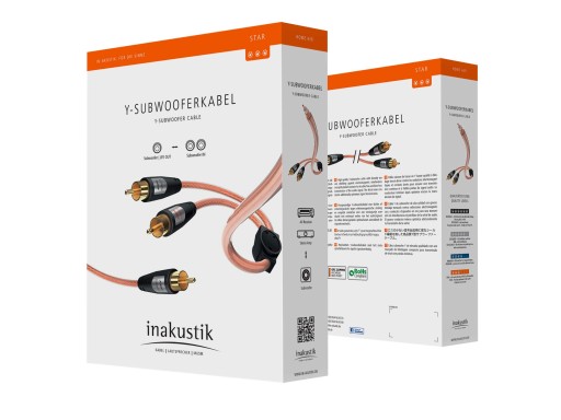 Inakustik Star 1xRCA/2xRCA typu Y - do suba 7,5m