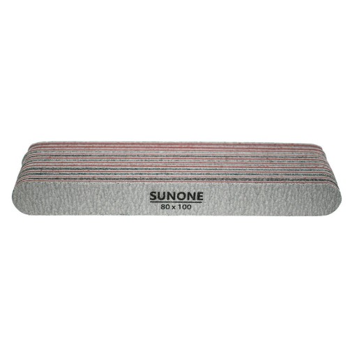Пилочка для ногтей SUNONE Zebra BOAT 80/100