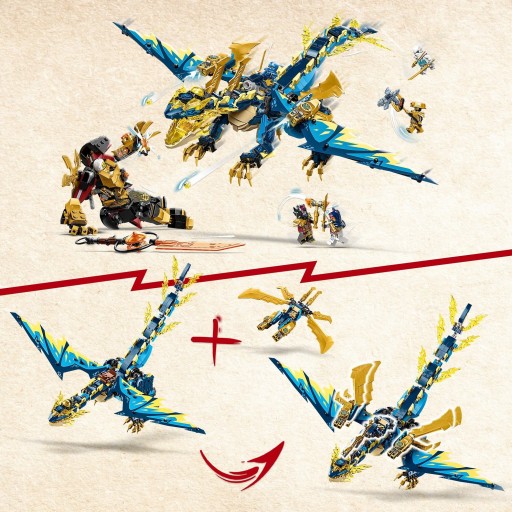 LEGO NINJAGO Дракон против Механической Императрицы 71796