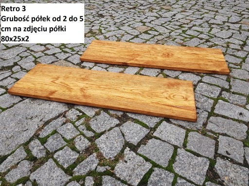 Толстые, прочные полки в стиле ретро из фанеры.