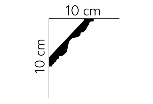 LISTWA SUFITOWA MDB108 Mardom. PRZYSUFITOWA. GZYMS
