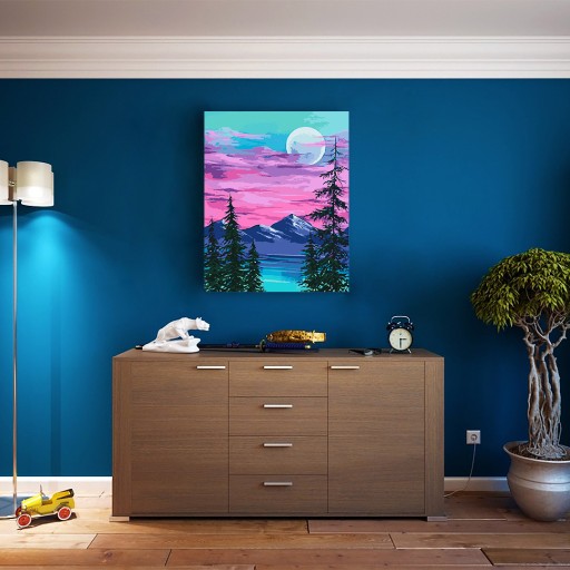 Картина для КРАСКИ ПО ЦИФРАМ на раме ARTNAPI
