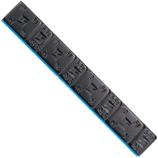 ГРУЗА, ПРИКЛЕЕННЫЕ НА АЛЮМИНИЕВЫЕ ДИСКИ, ЧЕРНЫЕ 5/10G STIX, 100 ШТ. КРУГЛЫЕ ТОНКИЕ ПОЛОСКИ