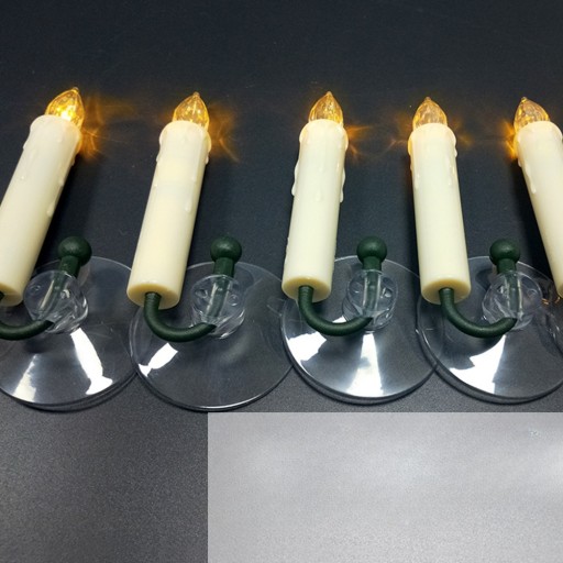 DEKORACJE ŚWIĄTECZNE ŚWIECA LAMPA LED ELEKTRONICZNA ŚWIATŁO MIGAJĄCE 10 SZT