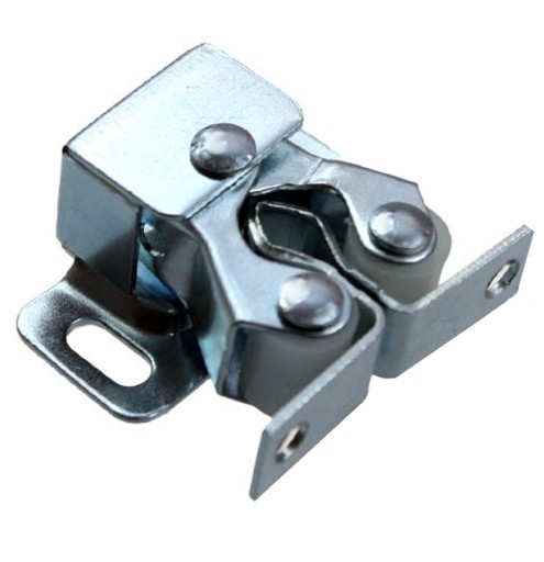 МЕБЕЛЬНАЯ ЗАЩЕЛКА РОЛИКОВАЯ PUSH LOCK, ОЦИНКОВАННАЯ