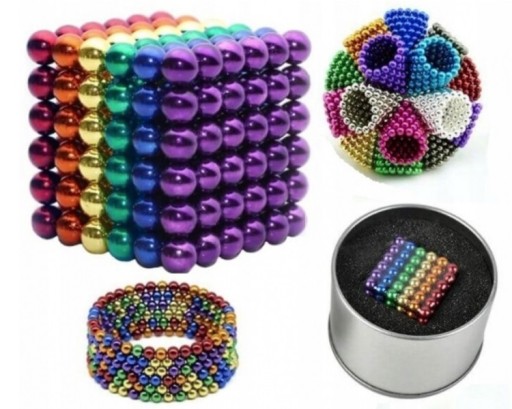 3 мм шарики магнитная радуга neocube 216 штук коробки блокируют красочные магниты