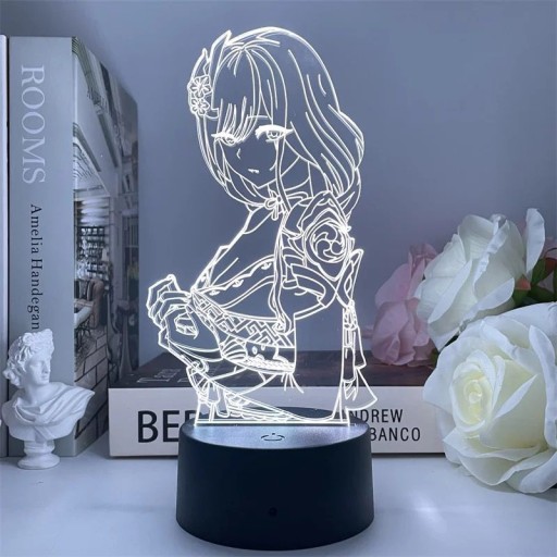 Название 3D-светодиодный ночник Genshin Impact Raiden