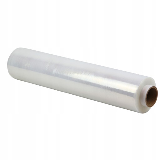 Folia stretch ręczna pakowa transparentna 2,5 kg 211,2m tuleja 300g 12 szt.