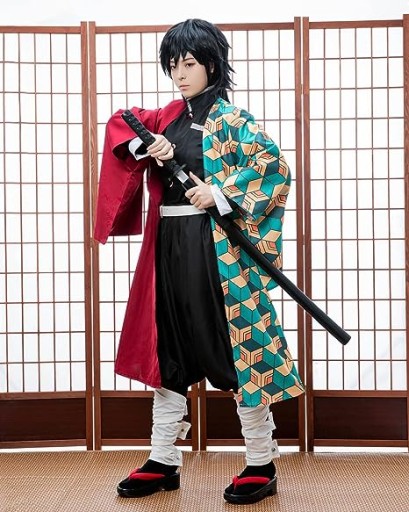 KOSTIUM ANIME COSPLAY TOMIOKA GIYUU -150