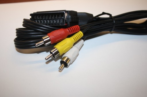 КАБЕЛЬ ЕВРО SCART КАБЕЛЬ 3 X ЦИНКОВЫЙ РАЗЪЕМ