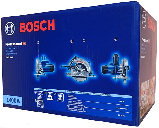 Циркулярная пила Bosch GKS 190 1400 Вт.