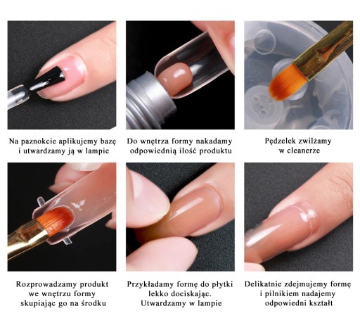 CLARESA 30г PoliGel Poly Gel SET формы кисточки