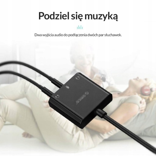 Внешняя звуковая карта USB с 3 портами Orico