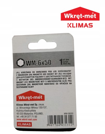Uchwyt Kluczyk Magnetyczny do Farmerów M6x50 1 szt