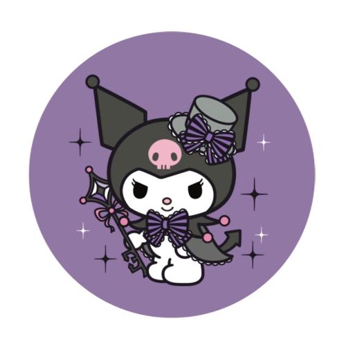 Булавка Sanrio Kuromi Kawaii 58 мм