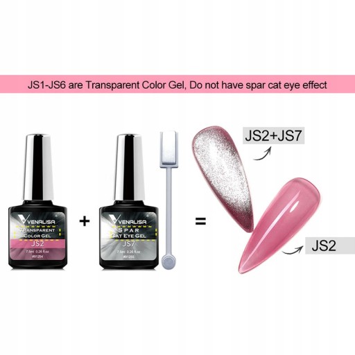 Venalisa Transparent Gel Polish Varnishes Hyb