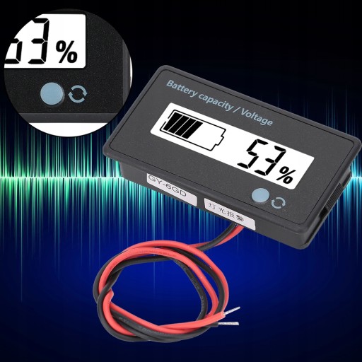 ZEWNĘTRZNY WYŚWIETLACZ LCD DO AKUMULATORÓW