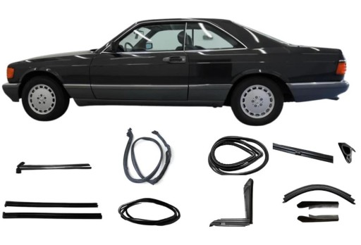 Комплект прокладок Mercedes W126 C126 Coupe 29 шт.